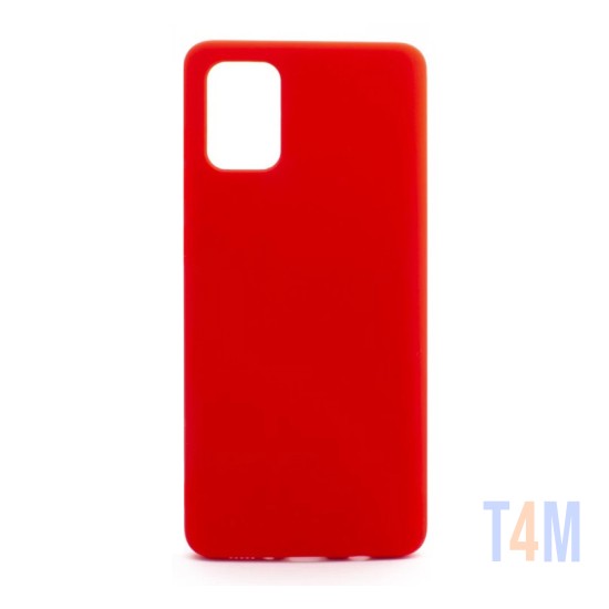 Funda de Silicona para Samsung Galaxy A51 Rojo